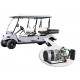 4 Seat EEC Electric Truck Golf Cart with Hybrid Power