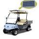 Solar Panel Golf Cart with Cargo Truck Del3022gh